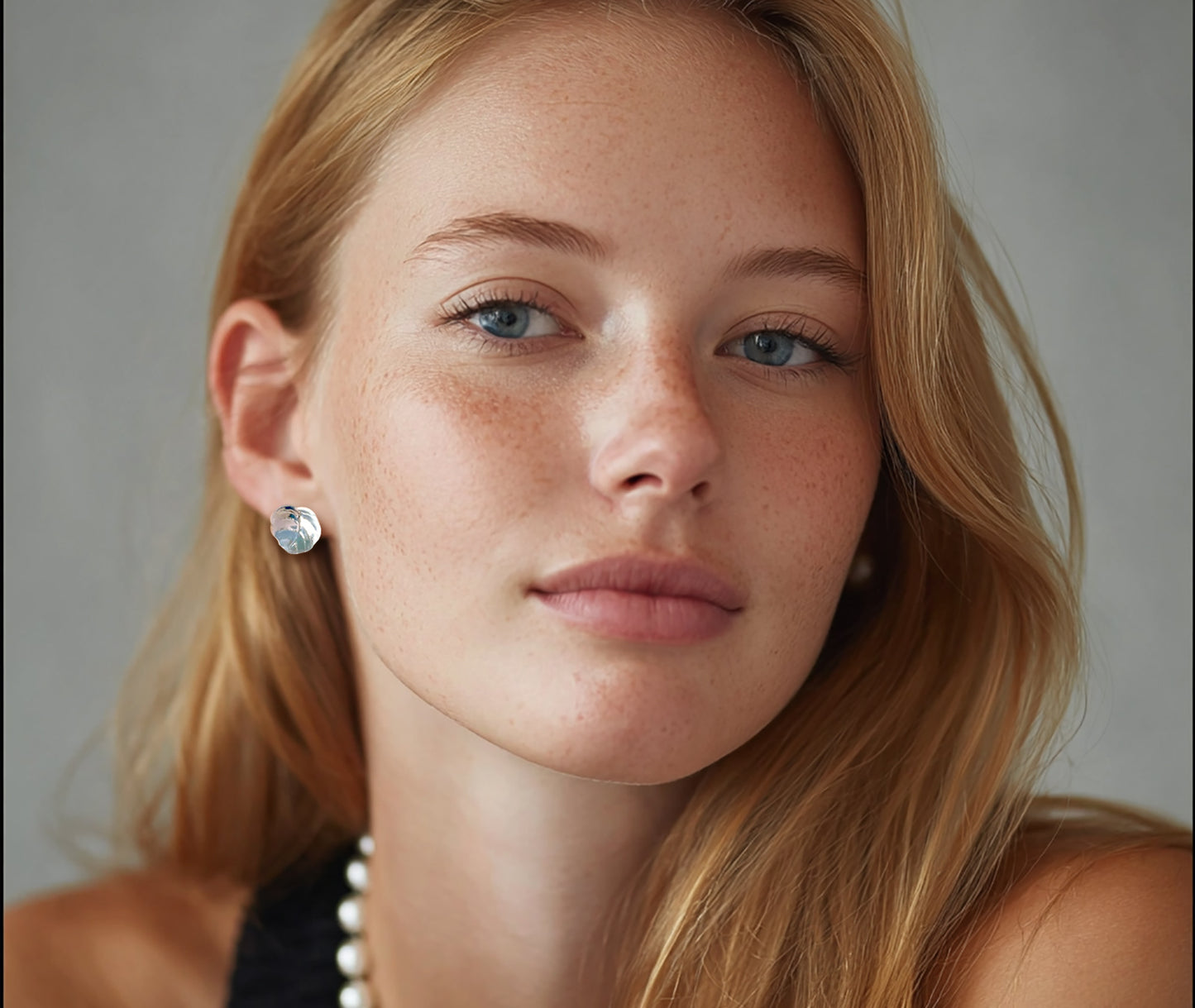 Minimalist Leaf silver earrings - product photography highlighting natural leaf-inspired design | HELIGRAE permanent collection