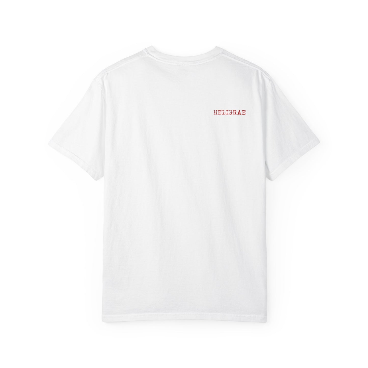  white t-shirt back minimal logo clean design