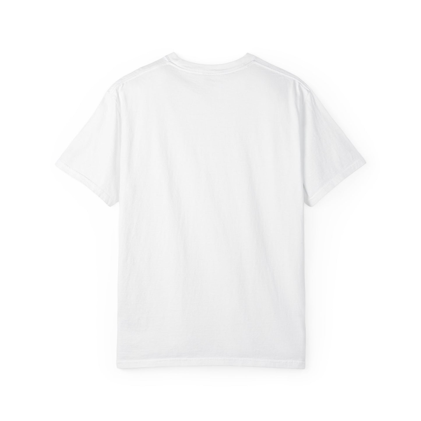 white t-shirt back minimal clean design