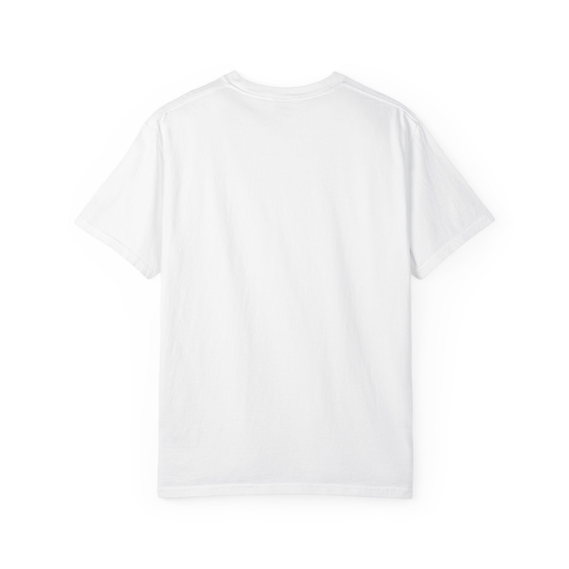 white t-shirt back minimal clean design