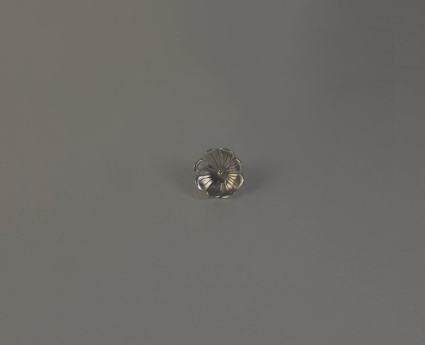 orning Dew Bloom earrings in 925 sterling silver - sculptural five-petal floral design with dimensional depth | HELIGRAE Prototype No. 08