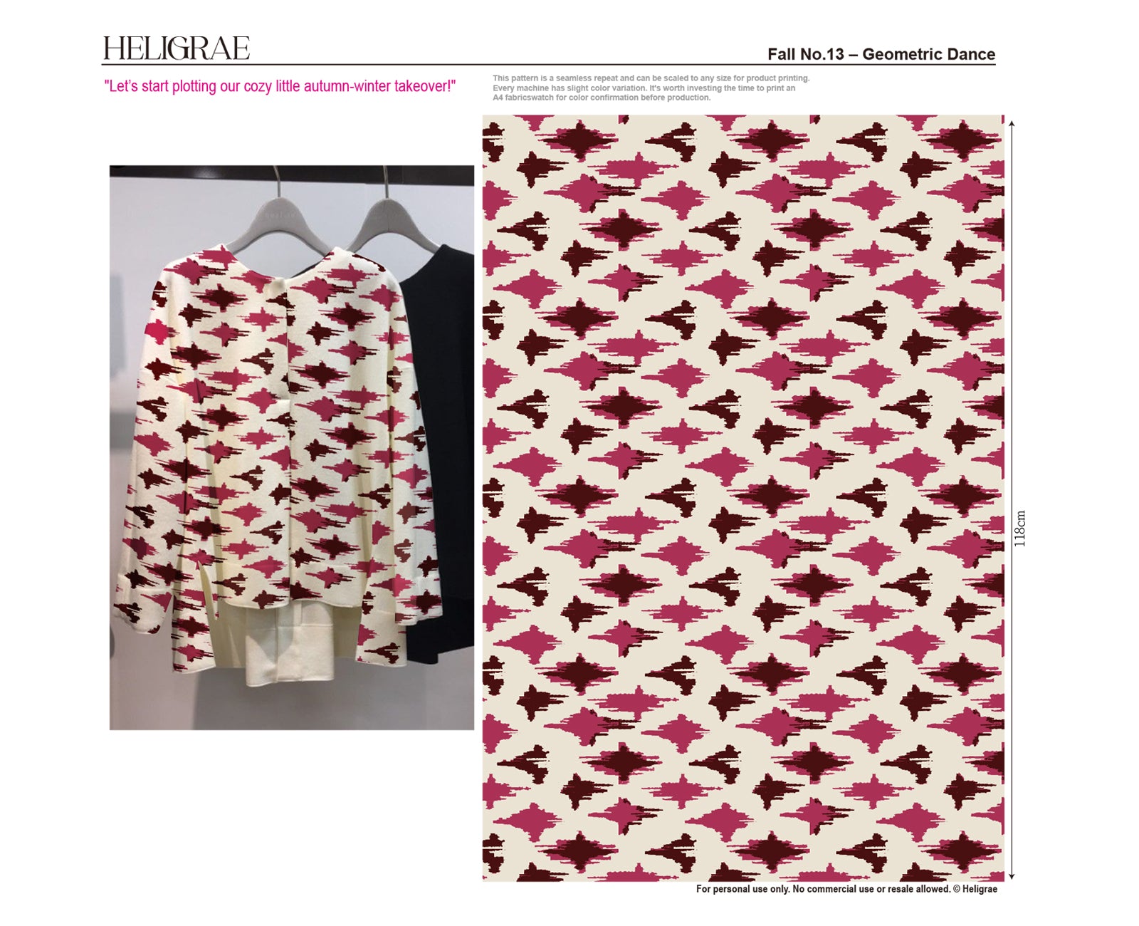 "Dynamic geometric pattern with bold interlocking lines and kinetic rhythm for modern textile design"