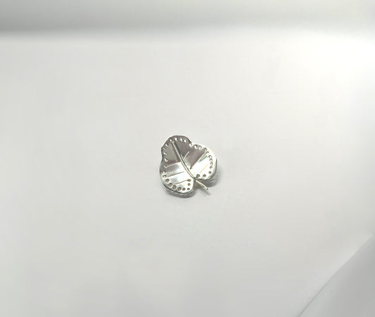 Minimal Broad Leaf Earrings in 925 Sterling Silver